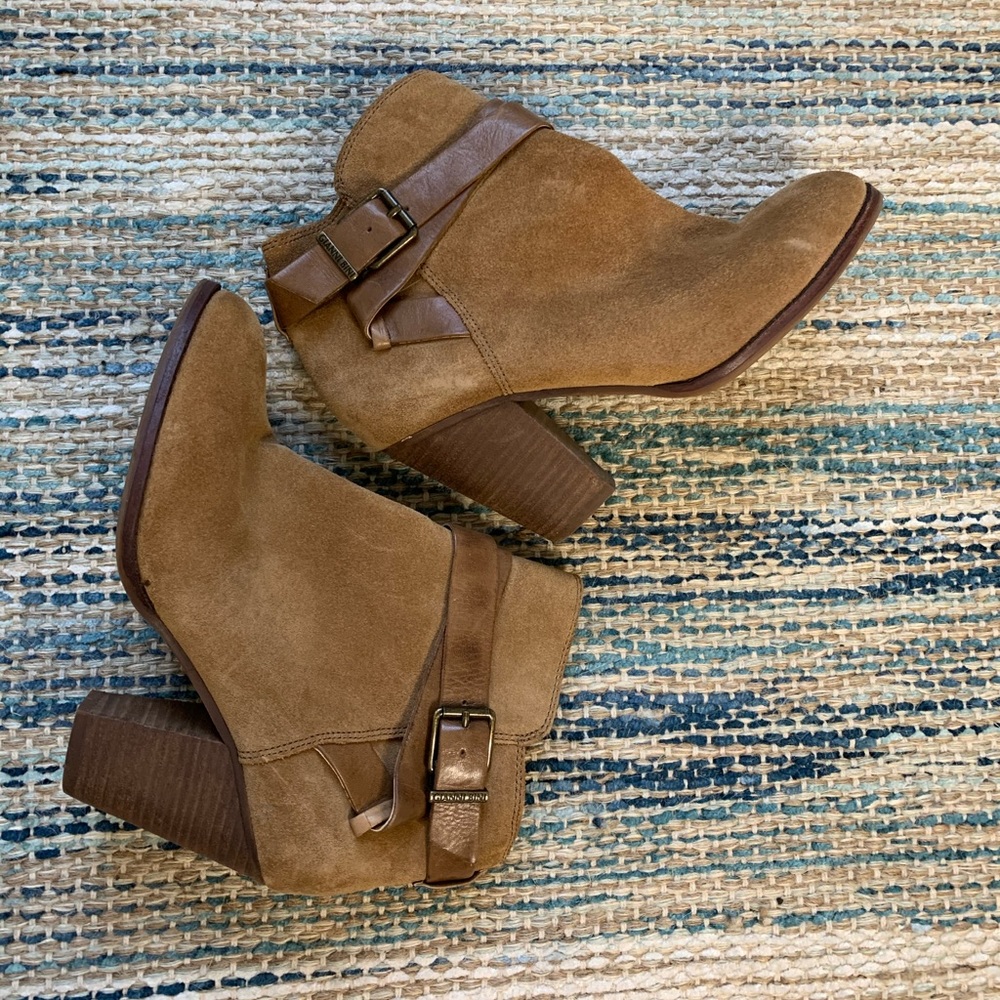 GIANNI BINI BROWN SUEDE BOOTIE